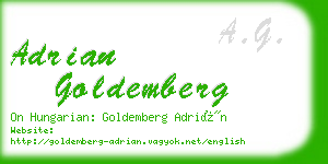 adrian goldemberg business card